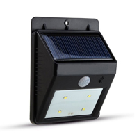 4LED Bright Solar Powered Wireless Outdoor PIR Motion Sensor Waterproof Garden Lamp
